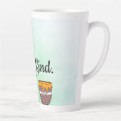 Bijensoort Honey floral green insect cartoon text Latte Mok (Rechts)