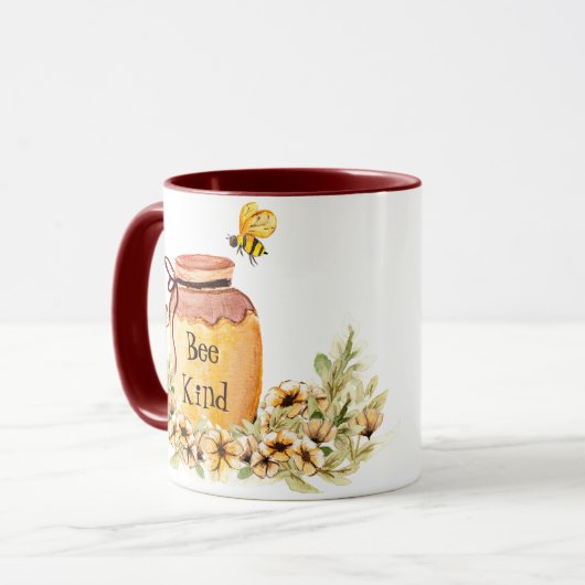 Bijensoort honingpot mok (Voorkant links)