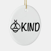 Bijensoort Kind, inspirerend design voor bijen Keramisch Ornament (Rechts)