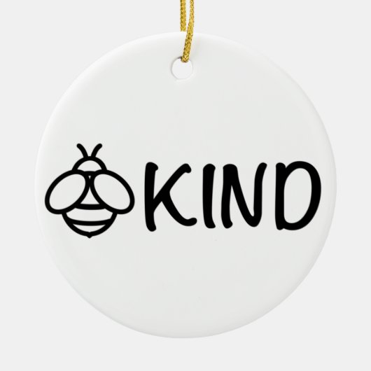 Bijensoort Kind, inspirerend design voor bijen Keramisch Ornament (Voorkant)