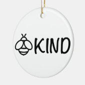 Bijensoort Kind, inspirerend design voor bijen Keramisch Ornament (Links)