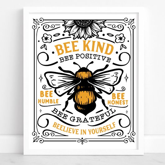 Bijensoort positieve bijensterfte poster