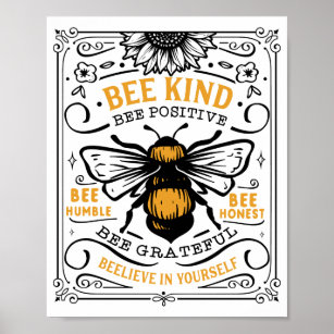 Bijensoort positieve bijensterfte poster