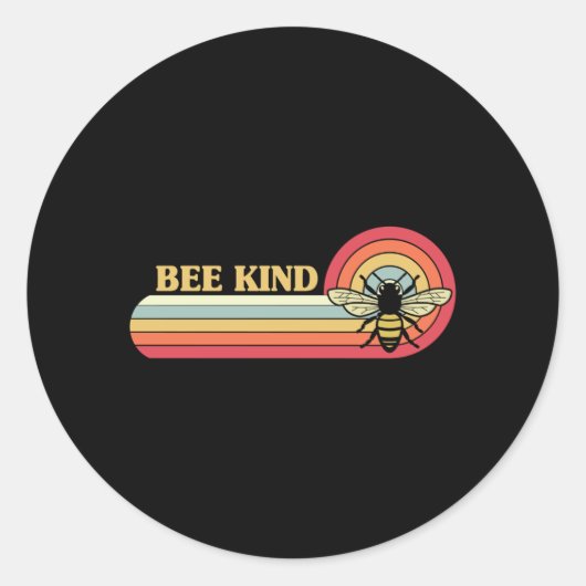 bijensoort ronde sticker (Voorkant)