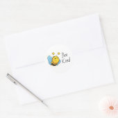 Bijensoort Ronde Sticker (Envelop)