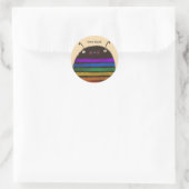 Bijensoort Ronde Sticker (Tas)