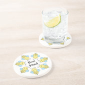 Bijensoort Zandsteen Onderzetter (Zijkant)