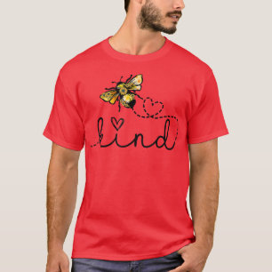 Bijensoort zonnebloemen Hart Kindness School Leraa T-shirt