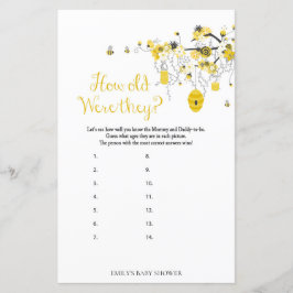 Bijenspel - hoe oud waren ze?