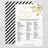 Bijenspel - Wat zit er in je tas? (Voorkant / Achterkant)