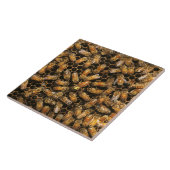 Bijenstal - Bij - Een saluut aan de koningin Tegeltje (Zijkant)