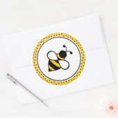 Bijenstickers Ronde Sticker (Envelop)