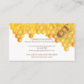 Bijenteelt Apiary Honey Boerderij Visitekaartje (Achterkant)