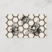 Bijenteelt Appiary Fresh Honey Cream Visitekaartje (Achterkant)