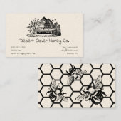 Bijenteelt Appiary Fresh Honey Cream Visitekaartje (Voorkant / Achterkant)