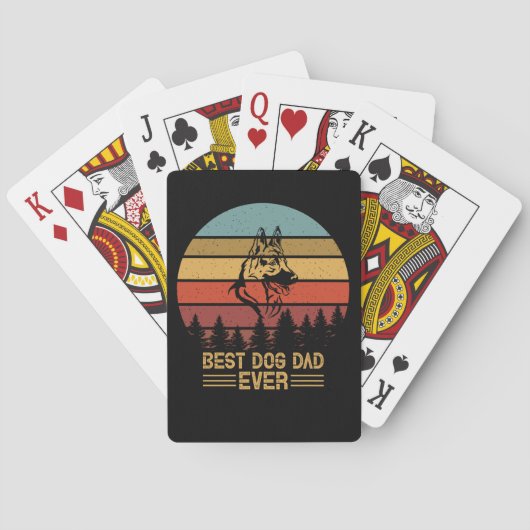 Bijenteelt art beste hond ooit pokerkaarten (Achterkant)