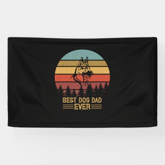 Bijenteelt art beste hond ooit spandoek (Horizontaal)