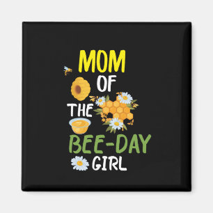 Bijenteelt art mam van het bijenmeisje 2 magneet