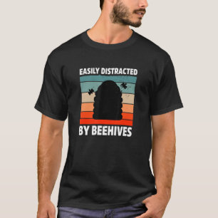 Bijenteelt Bijen honingraat van bijen T-shirt