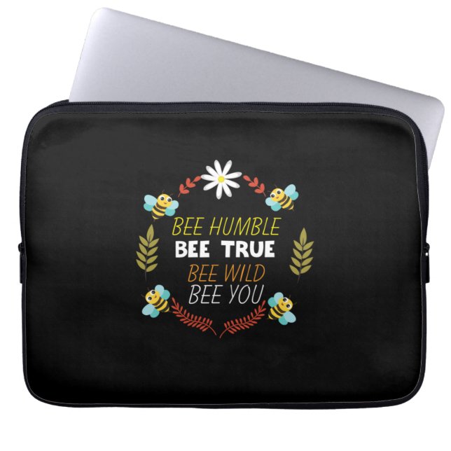 Bijenteelt | Bijenmens waar Laptop Sleeve (Voorkant)