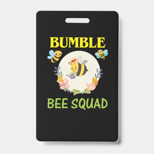 Bijenteelt | Bumble Bee Squad Badge (Voorzijde)