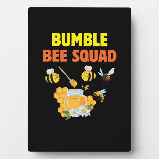 Bijenteelt | Bumble bee Squad Family Fotoplaat (voorkant)