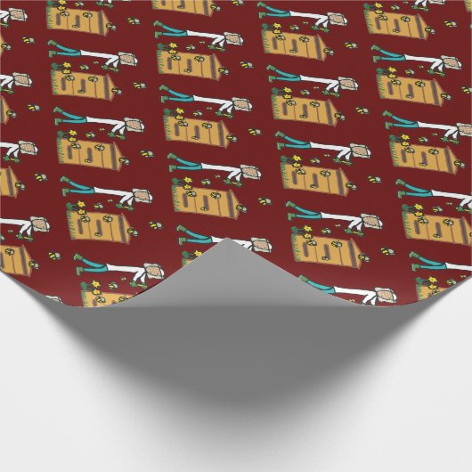 Bijenteelt Cadeaupapier (Hoek)