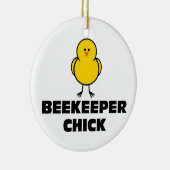 Bijenteelt Chick Keramisch Ornament (Rechts)