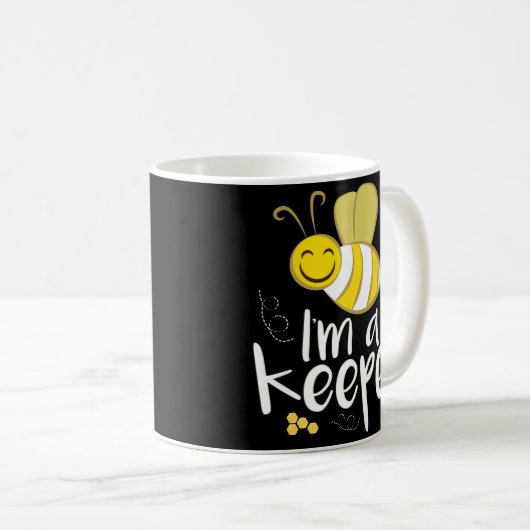 Bijenteelt Crazy Bee Lover Coffee Mok (Voorkant rechts)