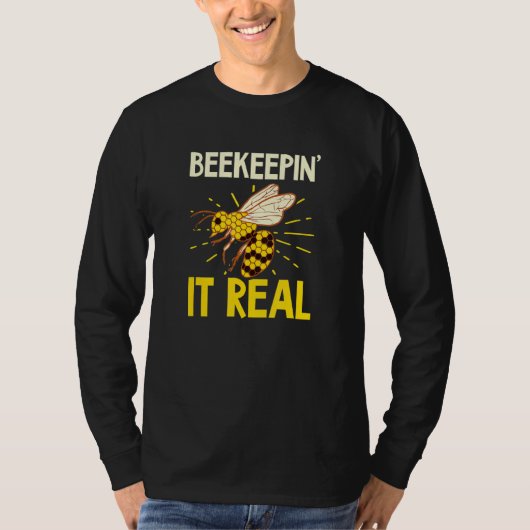 Bijenteelt: echte bijenteelt t-shirt (Voorkant)