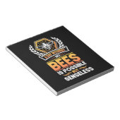 Bijenteelt |Een dag zonder bijen is zinloos Notitieblok (Schuin)