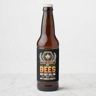 Bijenteelt   Een dag zonder mijn bijen I-risico Bier Etiket