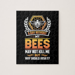 Bijenteelt   Een dag zonder mijn bijen I-risico Legpuzzel
