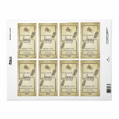  bijenteelt etiket (Full Sheet)