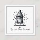  bijenteelt Hive Bijen Apiarist Vierkante Visitekaartje (Voorkant)