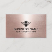 Bijenteelt Honingbijen Apiary Honeycomb Roos Gold Visitekaartje (Voorkant)