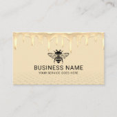 Bijenteelt Honingbijen Apiary Modern Gold Drids Bo Visitekaartje (Voorkant)