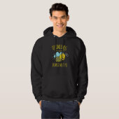 Bijenteelt honingraatdruif met Bo Optimism Fun Hoodie (Voorkant volledig)
