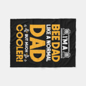 Bijenteelt | Ik ben een bijenvader Fleece Deken (Voorkant (Horizontaal))