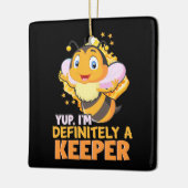 Bijenteelt | Ik ben zeker een bijenhouder Keramisch Ornament (Links)