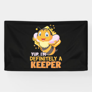 Bijenteelt Ik ben zeker een bijenhouder Spandoek