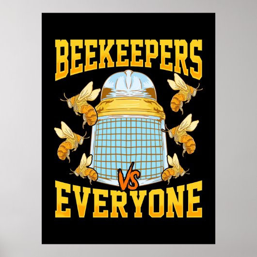 Bijenteelt | imkers en iedereen poster (Voorkant)