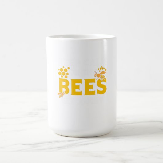 Bijenteelt | Kalm houden of bijen boos maken Magische Mok (Midden)