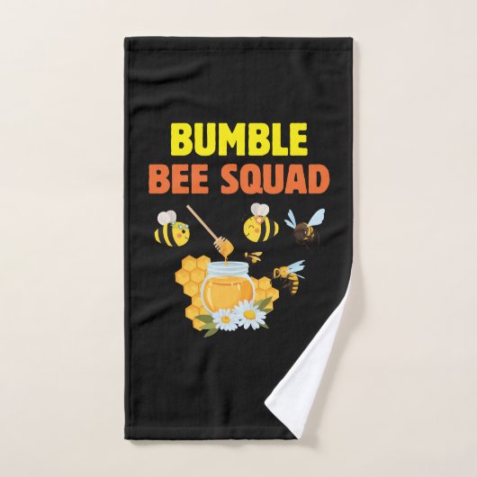 Bijenteelt Kunst Bumble Bee Squad 2 Handdoek (Handdoek)