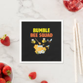 Bijenteelt Kunst Bumble Bee Squad 2 Servet (Insitu)