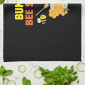 Bijenteelt Kunst Bumble Bee Squad 2 Theedoek (Gevouwen)