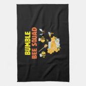 Bijenteelt Kunst Bumble Bee Squad 2 Theedoek (Verticaal)