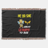 Bijenteelt maakt grote grootmoeder voor bijen deken (Voorkant)