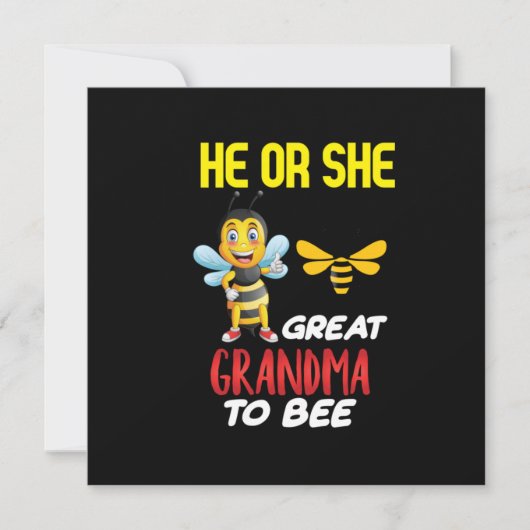 Bijenteelt maakt grote grootmoeder voor bijen feestdagenkaart (Voorkant)