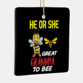 Bijenteelt maakt grote grootmoeder voor bijen keramisch ornament (Rechts)